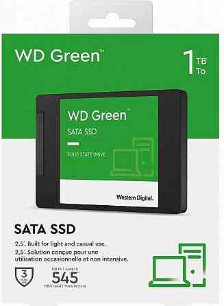Твердотельный накопитель Ssd 1tb Western Digital Green Wds100t3g0a Sata3 2.5 (арт-4476) Макеевка