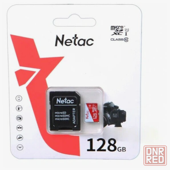 Карта памяти Microsdhc Netac P500 Eco Nt02p500eco-128g-R 128gb (с Sd адаптером) (арт-1524) Донецк - изображение 2