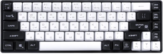Клавиатура Defender Aris Gk-349, Usb, белый + черный [45349] (арт-7280) Макеевка