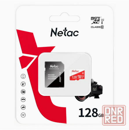 Карта памяти Microsdhc Netac P500 Eco Nt02p500eco-128g-R 128gb (с Sd адаптером) (арт-4219) Макеевка - изображение 3