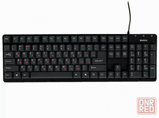 Клавиатура Sven проводная Standard 301, Usb, 104 клавиши, черная (Sv-03100301ub) (арт-5513) Донецк - изображение 2