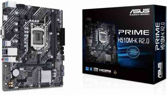 Материнская плата Asus Prime H510m-K R2.0, Lga 1200, Intel H470, Matx, Ret (арт-4597) Донецк