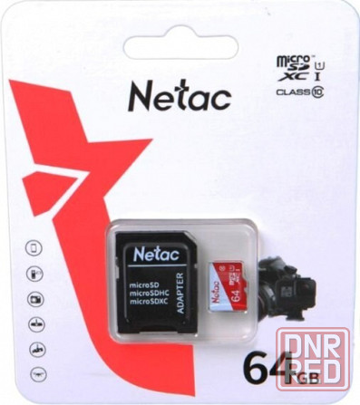 Карта памяти Netac P500 Eco, Microsdxc, 64 гб, Class 10, Uhs-I U1, адаптер на Sd (Nt02p500eco-064g-R Донецк - изображение 4