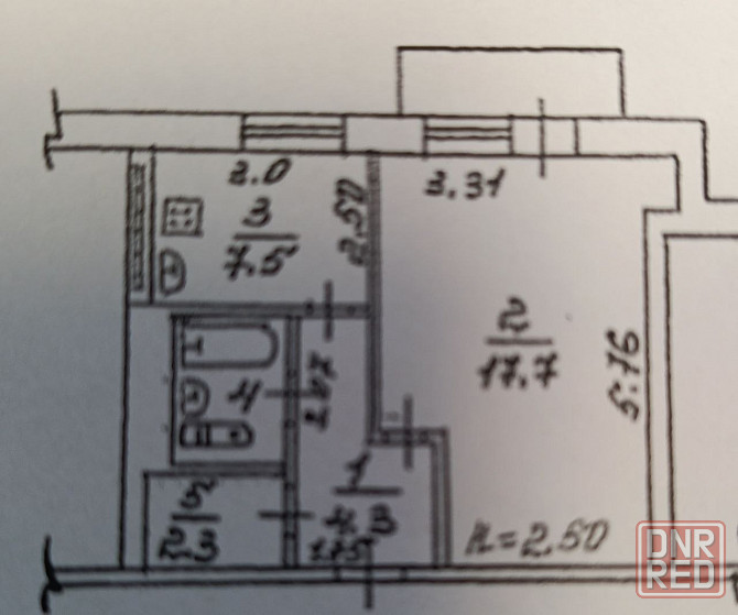 Продается 1 комнатная квартира улучшенной  планировки мкр Восточный. Мариуполь - изображение 10