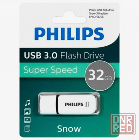 Usb-флешка Philips Fm32fd75b/97 32gb Snow3.0 32gb, Usb 3.0 (арт-7640) Донецк - изображение 3