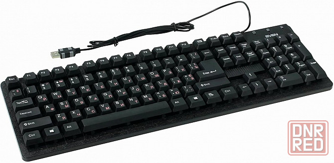 Клавиатура Sven проводная Standard 301, Usb, 104 клавиши, черная (Sv-03100301ub) (арт-7581) Макеевка - изображение 1