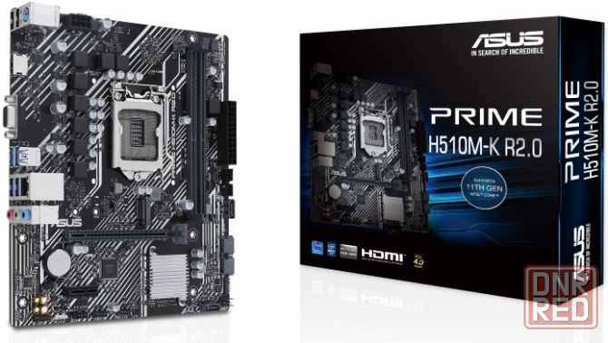 Материнская плата Asus Prime H510m-K R2.0, Lga 1200, Intel H470, Matx, Ret (арт-7049) Макеевка - изображение 1