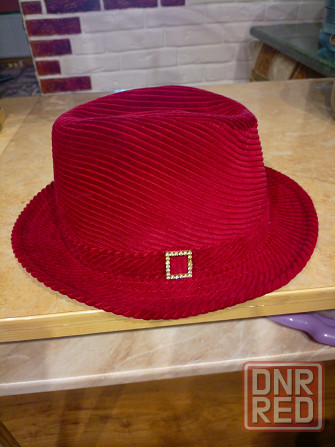 Новая вельветовая женская шляпа Донецк - изображение 3