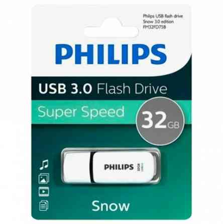 Usb-флешка Philips Fm32fd75b/97 32gb Snow3.0 32gb, Usb 3.0 (арт-5265) Макеевка