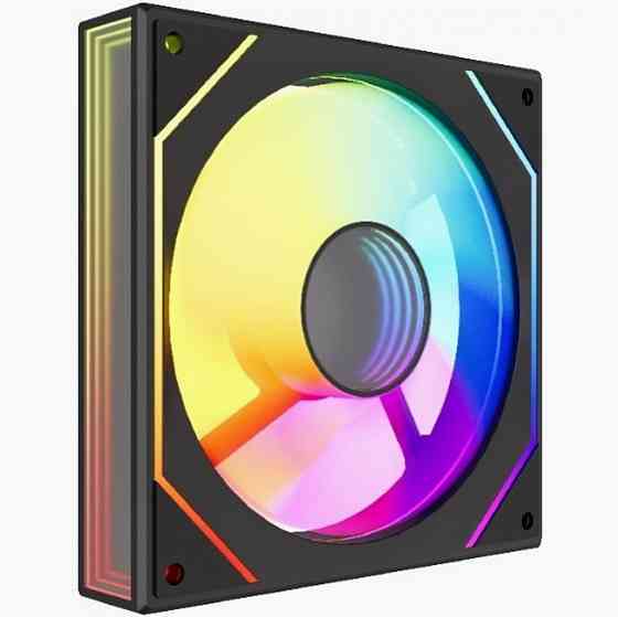 Вентилятор Powercase M52-12, Argb, черный (арт-3507) Макеевка
