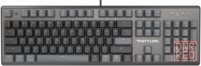 Клавиатура A4tech Fstyler Fs100 Neon механическая черный Usb For Gamer Led (Fs100) (арт-4608) Донецк - изображение 2