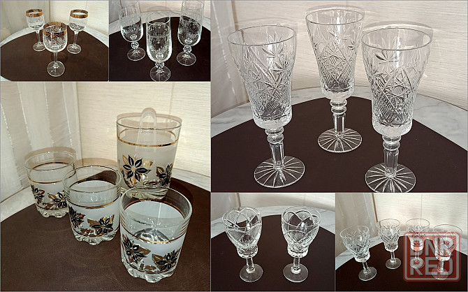 Винтаж. Бокалы, рюмки, стаканы. 1970-1990 гг. Донецк - изображение 1