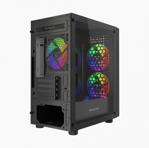 Корпус Powercase Mistral Micro Em20, черный (Cmmem20b-L3) (арт-2532) Донецк