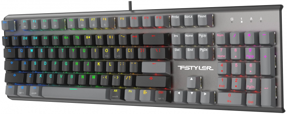 Клавиатура A4tech Fstyler Fs100 Neon механическая черный Usb For Gamer Led (Fs100) (арт-8228) Макеевка