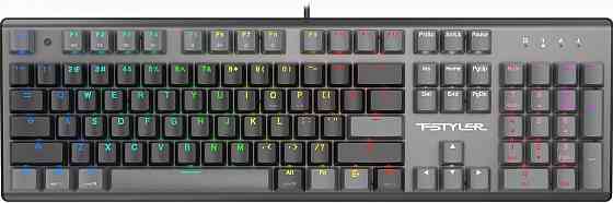 Клавиатура A4tech Fstyler Fs100 Neon механическая черный Usb For Gamer Led (Fs100) (арт-8228) Макеевка