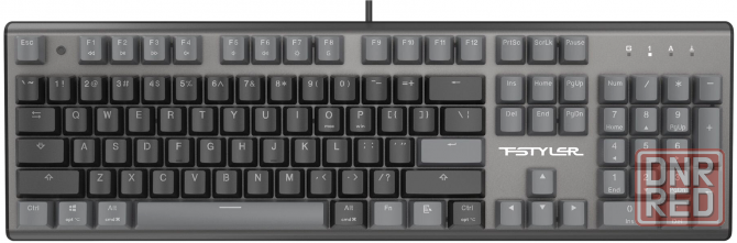 Клавиатура A4tech Fstyler Fs100 Neon механическая черный Usb For Gamer Led (Fs100) (арт-8228) Макеевка - изображение 2