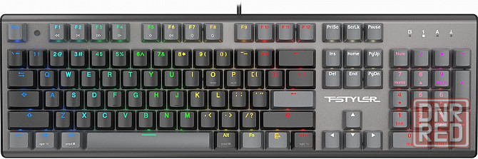 Клавиатура A4tech Fstyler Fs100 Neon механическая черный Usb For Gamer Led (Fs100) (арт-8228) Макеевка - изображение 1