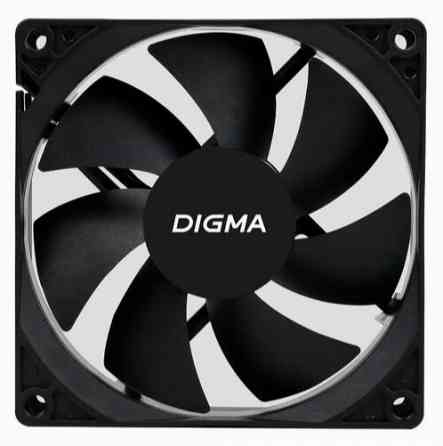 Вентилятор Digma Dfan-90 90х90x25 черный 3-Pin 4-Pin (Molex) Ret (арт-4866) Макеевка