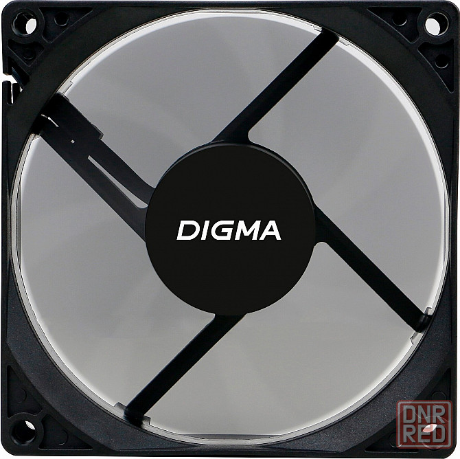 Вентилятор Digma Dfan-90 90х90x25 черный 3-Pin 4-Pin (Molex) Ret (арт-4866) Макеевка - изображение 3