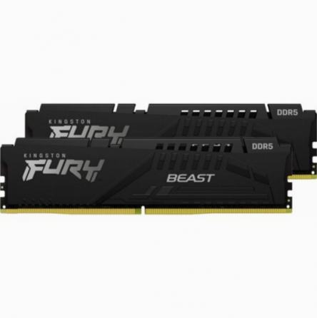 Оперативная память Kingston Ddr5 32gb (2х16gb) 5600mhz Pc-44800 Cl36 Fury Beast Black Expo (Kf556c36 Макеевка