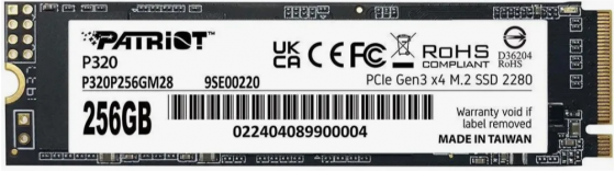Твердотельный накопитель Ssd 256gb Patriot P320 (P320p256gm28) (арт-5963) Макеевка