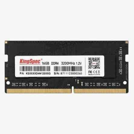 Оперативная память Kingspec Ks3200d4n12016g Ddr4 - 1x 16гб 3200мгц, для ноутбуков (So-Dimm), Ret (ар Донецк