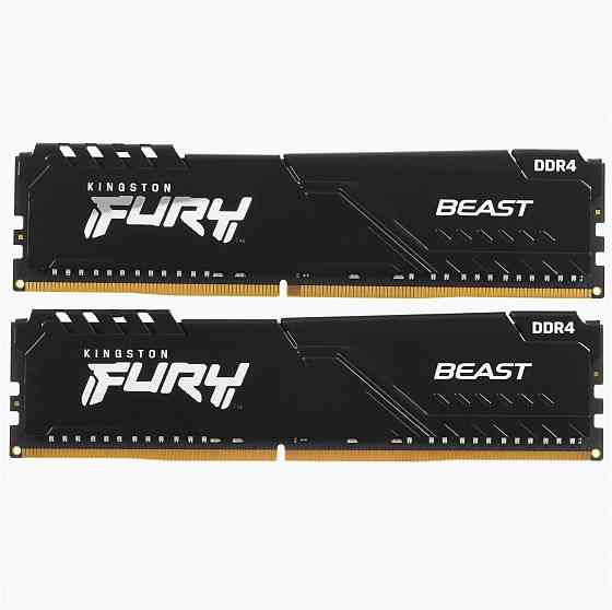 Оперативная память Kingston Kf432c16bb1k2/32wp, 32gb (2x16gb) 3200mt/S Ddr4 Cl16 Dimm, черный (арт-5 Донецк