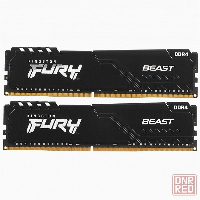 Оперативная память Kingston Kf432c16bb1k2/32wp, 32gb (2x16gb) 3200mt/S Ddr4 Cl16 Dimm, черный (арт-5 Донецк - изображение 1