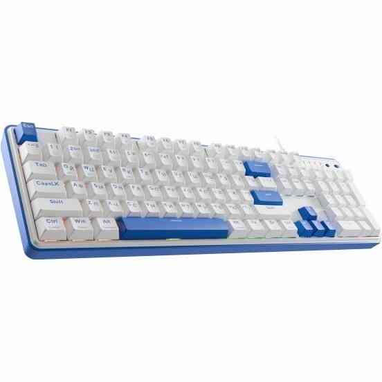 Клавиатура Redragon Faye Pro Ru, Rgb, белый-синий (72257) (арт-4786) Донецк
