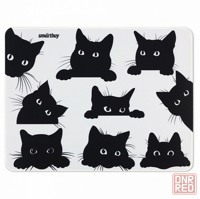 Коврик для мыши Smartbuy Cat-1, 360*270*3мм, ткань+резиновая основа, 365523 (арт-7798) Донецк - изображение 1