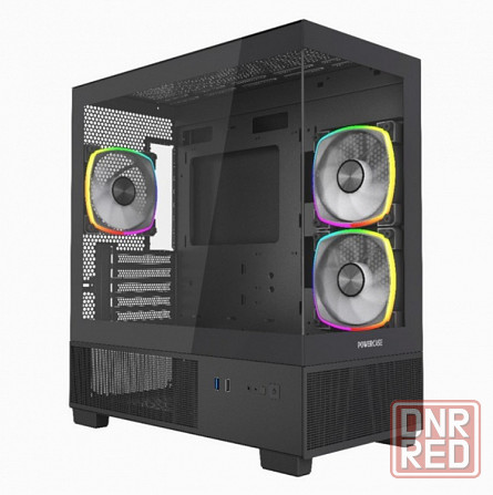Компьютерный корпус Powercase Vision Micro M3b Tg Argb Black (Cvmmb-A3) (арт-8128) Донецк - изображение 2