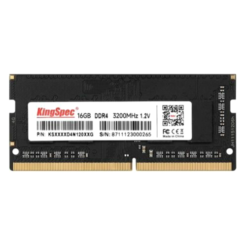 Оперативная память Kingspec Ks3200d4n12016g Ddr4 - 1x 16гб 3200мгц, для ноутбуков (So-Dimm), Ret (ар Макеевка