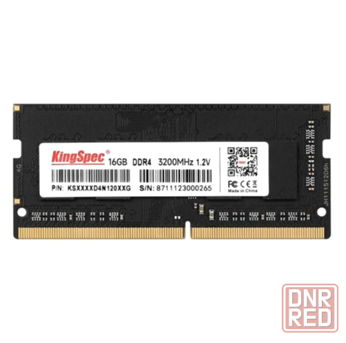 Оперативная память Kingspec Ks3200d4n12016g Ddr4 - 1x 16гб 3200мгц, для ноутбуков (So-Dimm), Ret (ар Макеевка - изображение 1