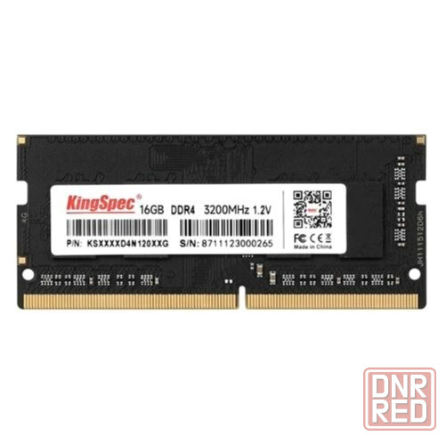 Оперативная память Kingspec Ks3200d4n12016g Ddr4 - 1x 16гб 3200мгц, для ноутбуков (So-Dimm), Ret (ар Макеевка - изображение 2