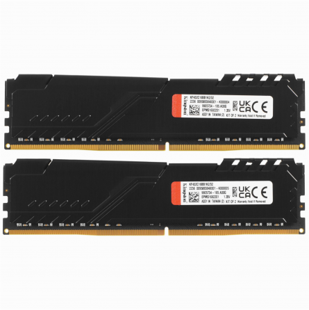 Оперативная память Kingston Kf432c16bb1k2/32wp, 32gb (2x16gb) 3200mt/S Ddr4 Cl16 Dimm, черный (арт-3 Макеевка