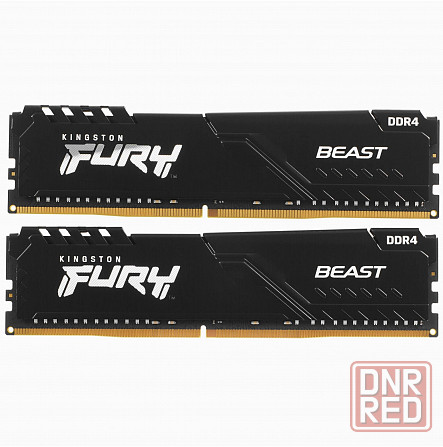 Оперативная память Kingston Kf432c16bb1k2/32wp, 32gb (2x16gb) 3200mt/S Ddr4 Cl16 Dimm, черный (арт-3 Макеевка - изображение 1