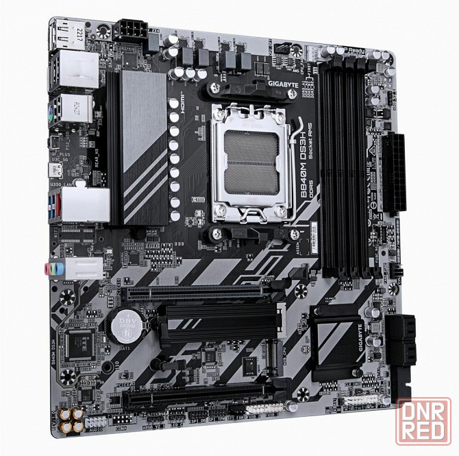 Материнская плата Gigabyte B840m Ds3h, Am5, Amd B840, Micro-Atx, Rtl (B840m Ds3h) (арт-2755) Донецк - изображение 3