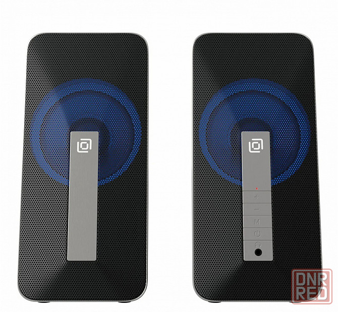 Колонки Bluetooth Oklick Ok-130, 2.0, Rgb-подстветка, черный (1458495) (арт-8934) Донецк - изображение 1