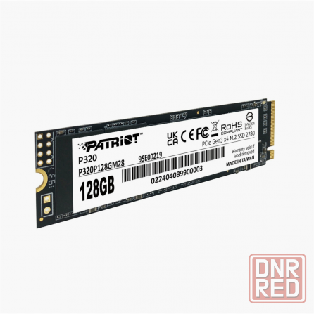 Ssd накопитель Patriot P320 P320p128gm28 128гб, M.2 2280, Pcie 3.0 X4, Nvme, M.2 (арт-4616) Макеевка - изображение 4