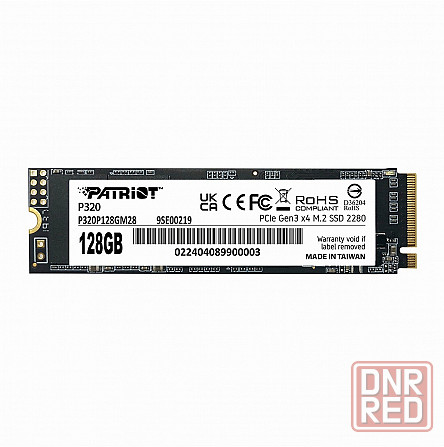 Ssd накопитель Patriot P320 P320p128gm28 128гб, M.2 2280, Pcie 3.0 X4, Nvme, M.2 (арт-4616) Макеевка - изображение 1