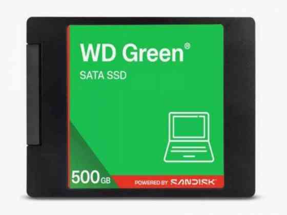 Твердотельный накопитель Ssd Wd Green Wds500g5g0a 500gb, 2.5", Sata Iii, R/W - 545/510 Mb/S 3d-Nand Макеевка