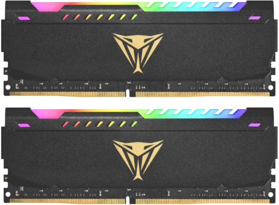 Оперативная память Ddr4 2x16gb 3200mhz Patriot Pvsr432g320c8k Viper Steel Rgb Rtl Gaming Pc4-25600 C Донецк