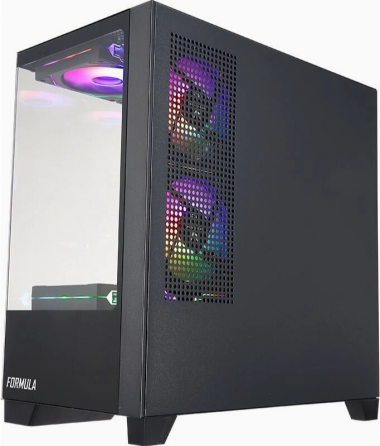 Корпус Matx Formula Crystal Z1m, Mini-Tower, без бп, черный [Cristal Z1m] (арт-7879) Донецк