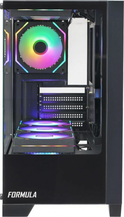 Корпус Matx Formula Crystal Z1m, Mini-Tower, без бп, черный [Cristal Z1m] (арт-7879) Донецк