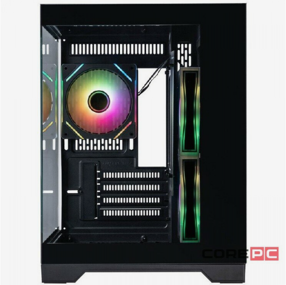 Корпус 1stplayer Megaview Mv5-Tp Argb Black (Mv5-Tp-Bk-2fc7r-1fc7) / Matx / 3x120mm Argb Fans (арт-4 Донецк