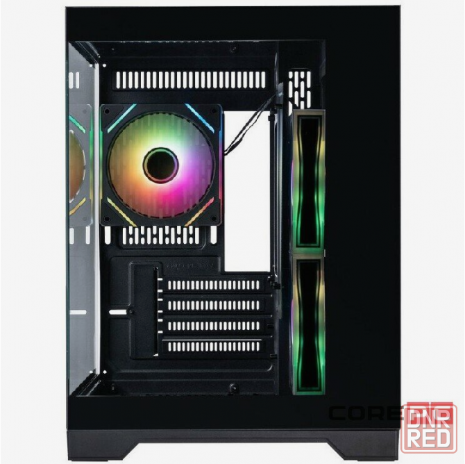 Корпус 1stplayer Megaview Mv5-Tp Argb Black (Mv5-Tp-Bk-2fc7r-1fc7) / Matx / 3x120mm Argb Fans (арт-4 Донецк - изображение 2