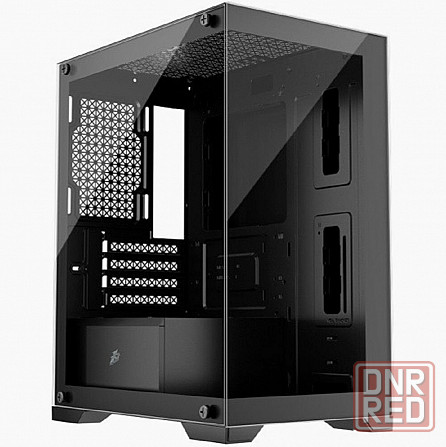 Корпус 1stplayer Miku Mi2 Black (Mi2-Bk-3f1) / Matx / 3x120mm Led Fans (арт-5802) Донецк - изображение 1