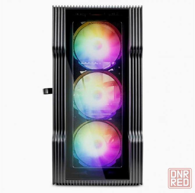 Корпус 1stplayer Trilobite T3-G T3-G-Bk-4f1 Black Matx Tg 4x 120mm Led Fans Inc (арт-3638) Донецк - изображение 2