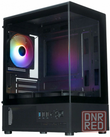 Компьютерный корпус Xastra Q300m 5argb-C6 Black (Q300m-5fc12a-C6) (арт-8164) Донецк - изображение 3
