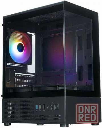 Компьютерный корпус Xastra Q300m 5argb-C6 Black (Q300m-5fc12a-C6) (арт-8164) Донецк - изображение 1